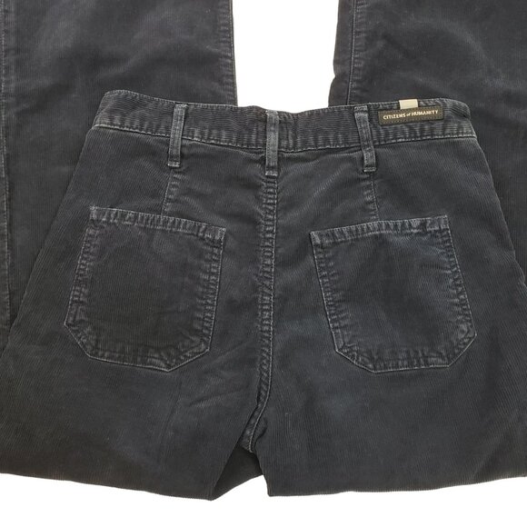 Citizens of Humanity Paloma Corduroy Wide Leg Pants Size 24 *Altered* - Picture 6 of 7